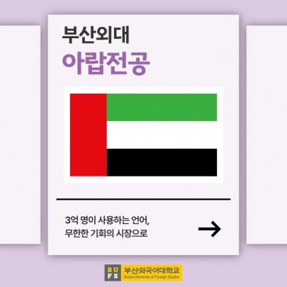예비 신입생 필독! 부산외대 아랍전공 한눈에 알아보기!